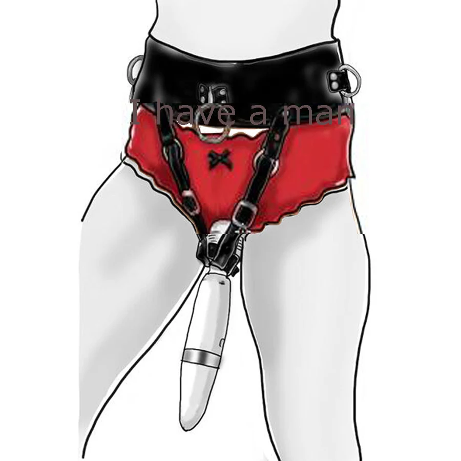 Кожаные ремни бандажа Страпон для интима игрушка принудительного пояс оргазма