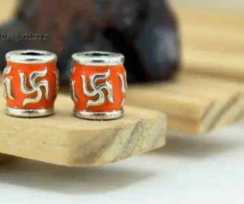 5 шт./лот тибетские серебряные капающие масляные бусины россыпью в виде лотоса из