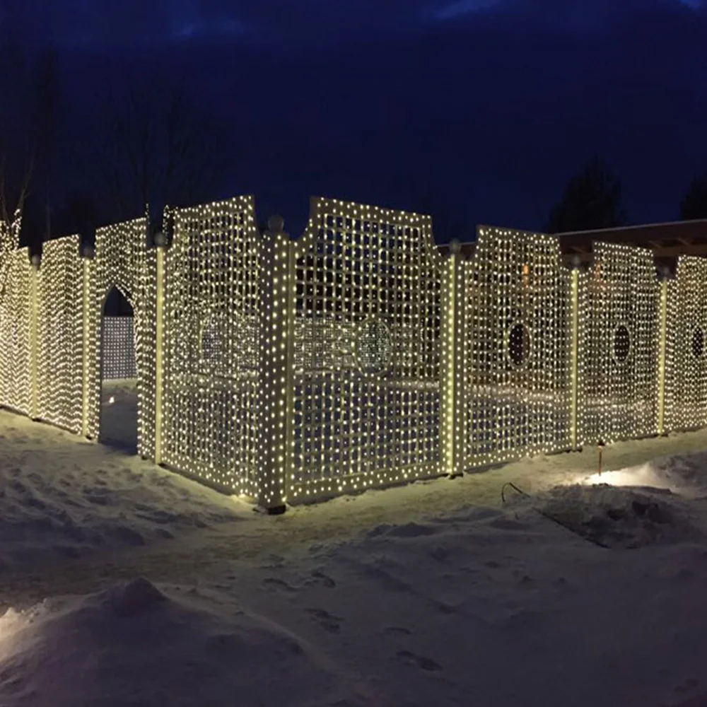 Самая длинная светодиодная уличная гирлянда IP68 водонепроницаемый неоновый