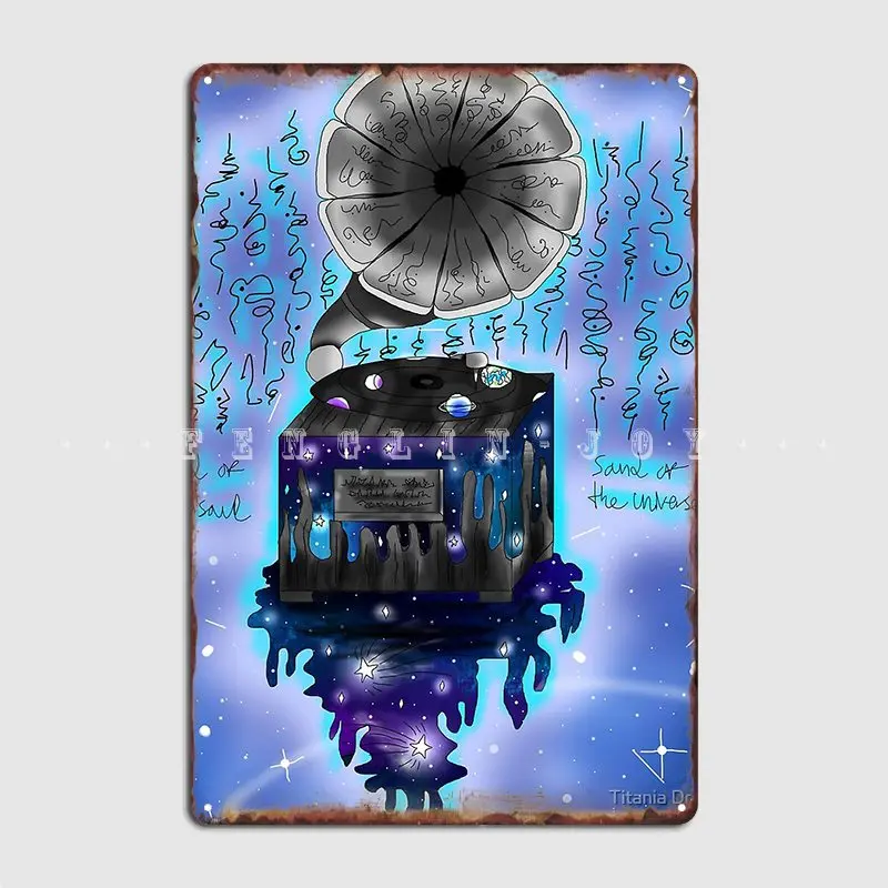 

Металлический знак со звуком души для клувечерние