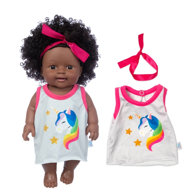 Платье с улыбкой + 30 см кукла рождественский лучший подарок для маленьких девочек