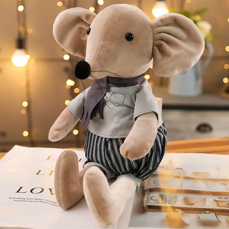 

Cute Ballet Mouse Plush Toys Stuffed Lovely Dressing Animals Dolls Soft Baby Finger Pillow for Kids Girls Birthday Gifts