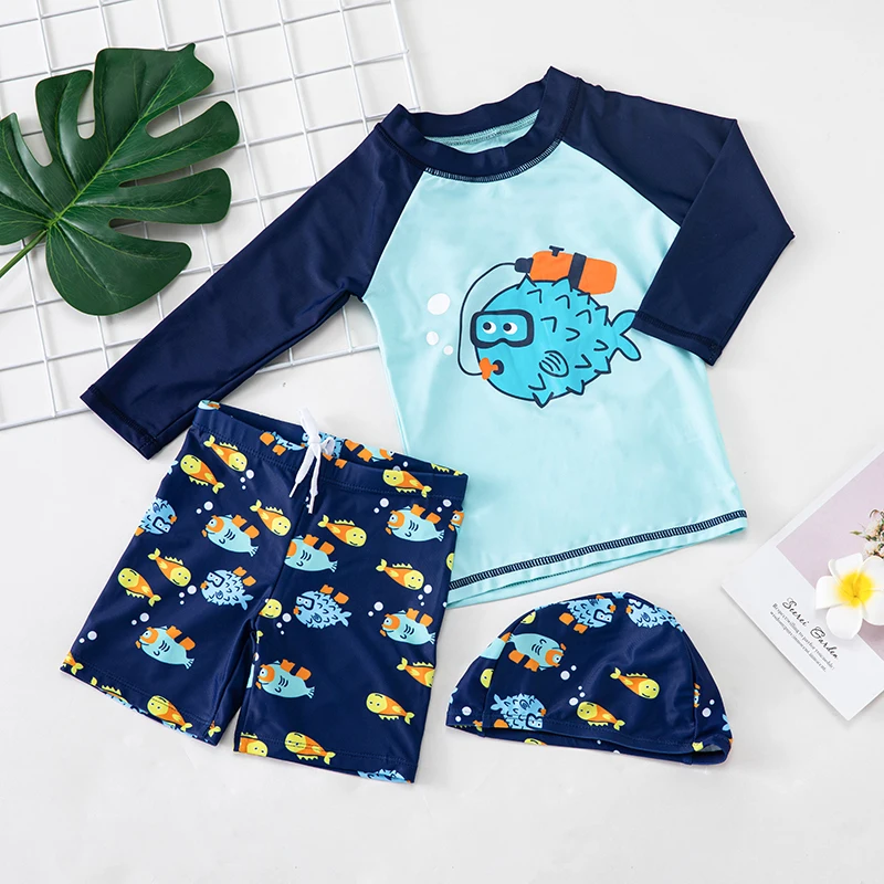 

Kid's Swimwear Boy Boy Split Sun Protection Quick Dry Swimsuit Korean Baby Warm Hot Spring Swimsuit 2018 Nian Spring Cn(origin)