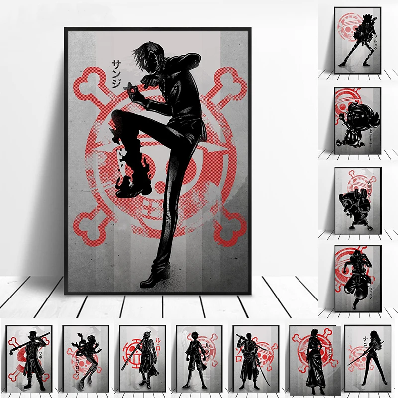 

Canvas Wall Art Nordic Home Decoration Painting Poster One Piece Collection For Living Room Modern HD Pictures Printed Frame