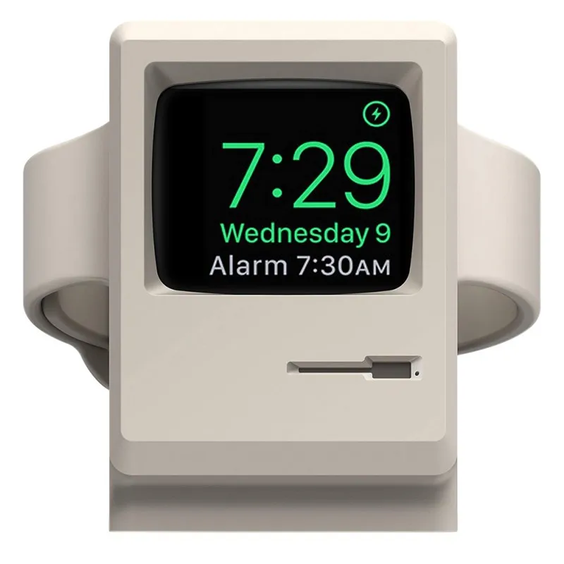 Белая винтажная подставка W3 для Apple Watch 1 2 3 2019|Смарт-аксессуары| |