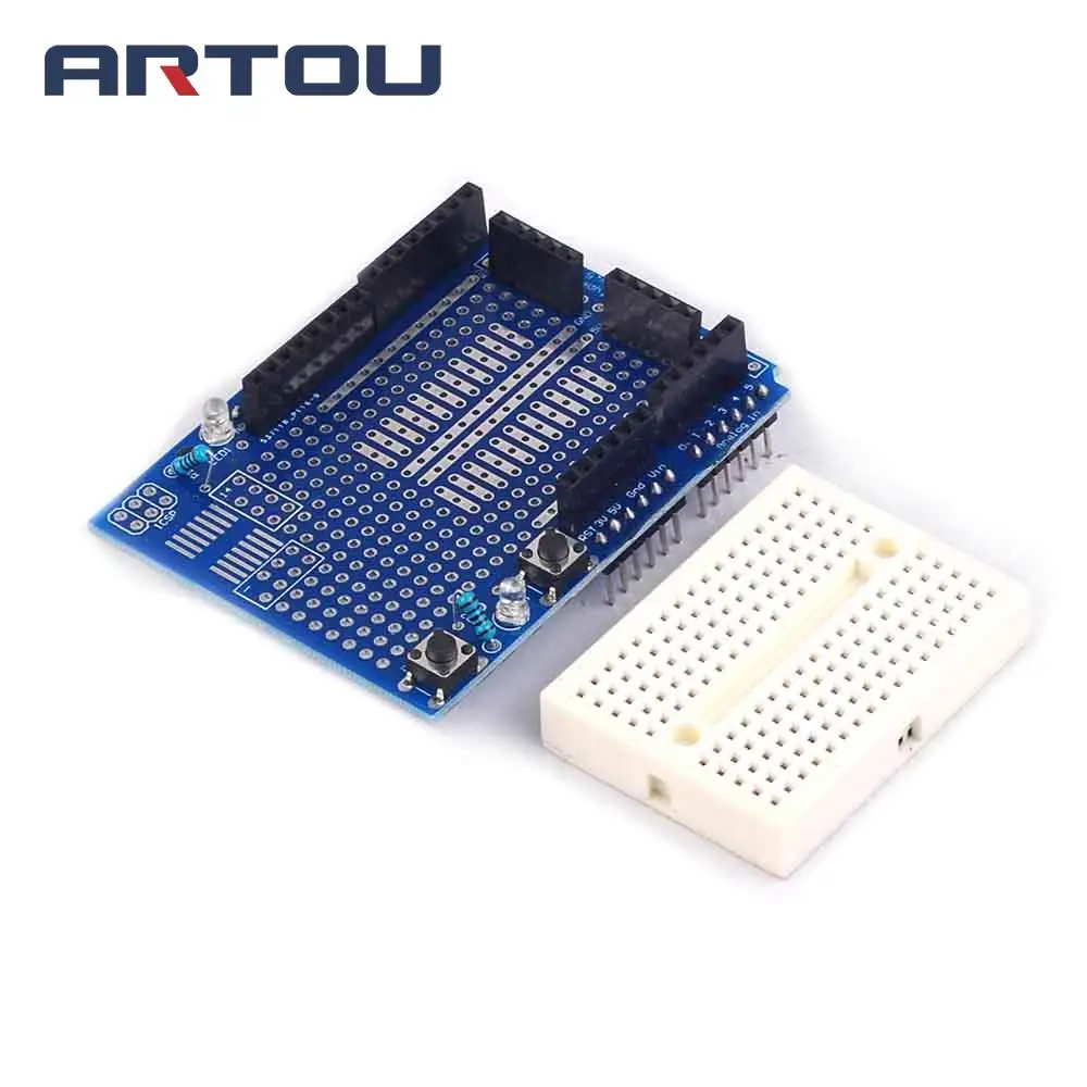 Плата расширения для смарт-электроники UNO Proto Shield прототип с детской макетной