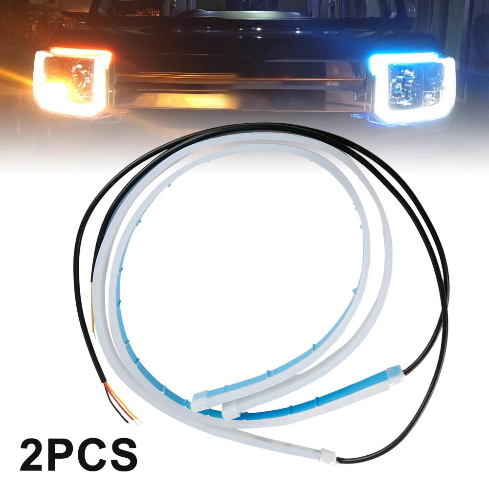 2 шт. Автомобильные светодиодные направляющие 60 см|Аксессуары для фар авто| |