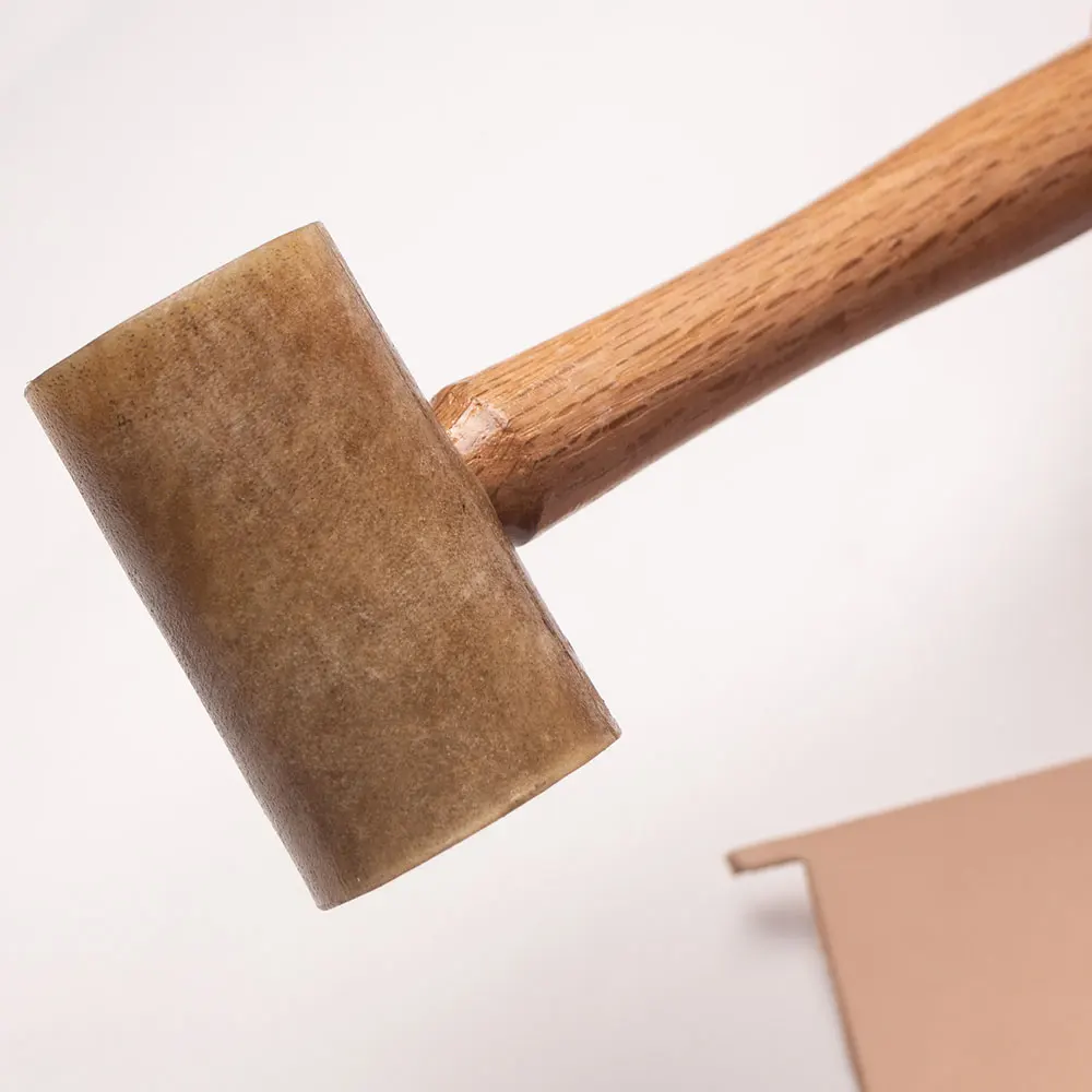 Junetree Raw cowhide Mallet Leather Hammer Stamping Jewelry craft Tool Rawhide head Carving DIY | Дом и сад