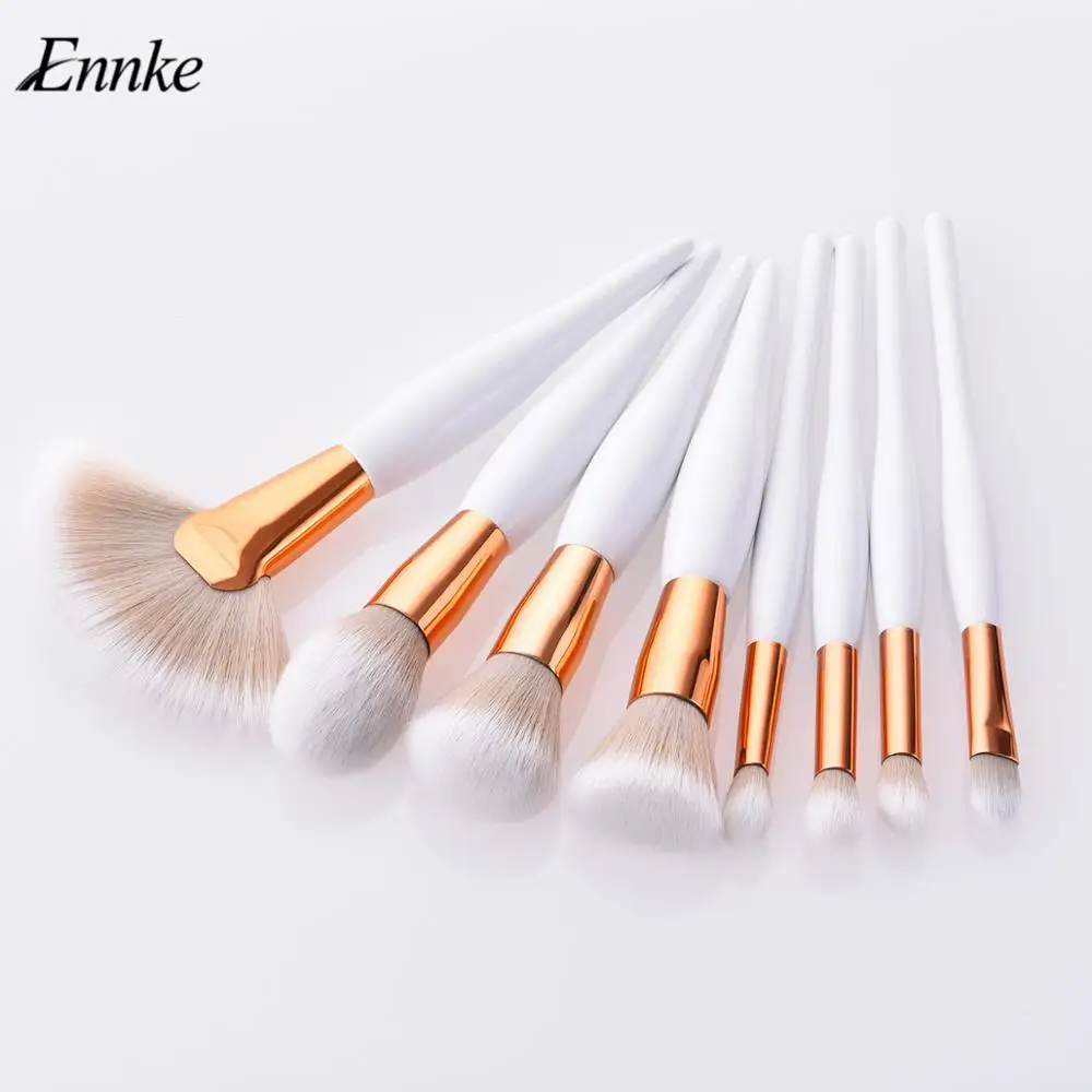 Набор кистей для макияжа 8 шт. набор пудра косметика румяна тени век веерные кисти