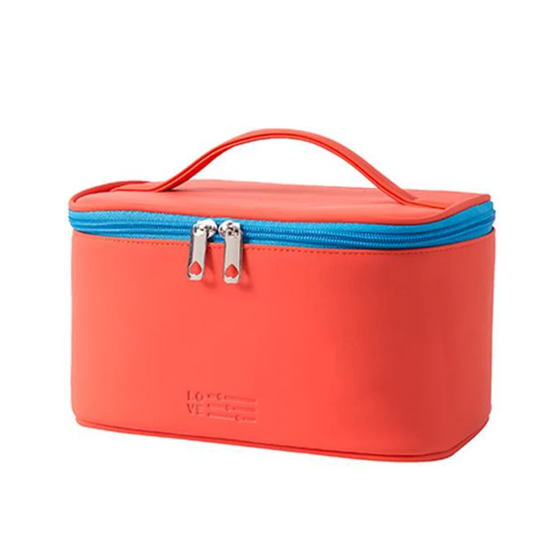 

Makeup Bags Portable Travel Cosmetic Bag Waterproof Organizer Multifunction Case with Double Zipper for Women Neceser Mujer