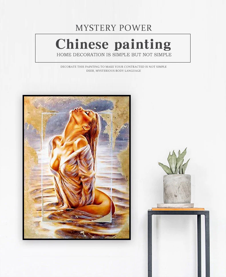 DIY 5D Алмазная мозаика сексуальная леди в воде ручная работа алмазная живопись