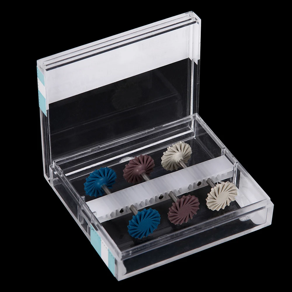 6 шт./кор. AZDENT зубные композитный Полировочная Алмазная Системы диска RA для