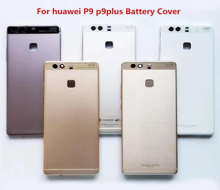 Cubierta trasera de bater&iacute;a para Huawei P9 EVA-L29, carcasa de puerta, piezas de vidrio traseras sin reemplazo de huella dactilar, 100% Original-0