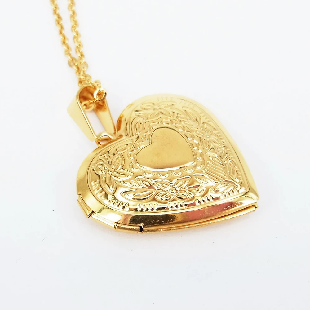 Ожерелье с мини фоторамкой для женщин Очаровательное ожерелье цепочкой