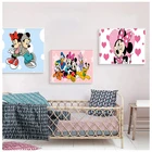Алмазная вышивка 5D, вышивка крестиком, сделай сам, полная картина из мультфильмов Диснея, Микки и Минни Маус, алмазная живопись, украшение для дома