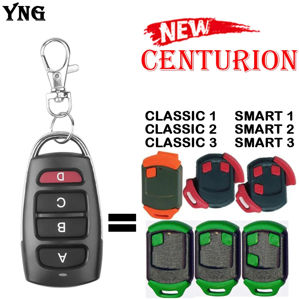

CENTURION CLLASSIB 1 2 3 Door Remote Control CENTURION SMART 1 2 3 Garage Door Opener