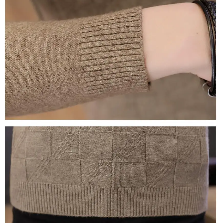 Мужской вязаный пуловер кашемировый Повседневный тонкий свитер с v образным