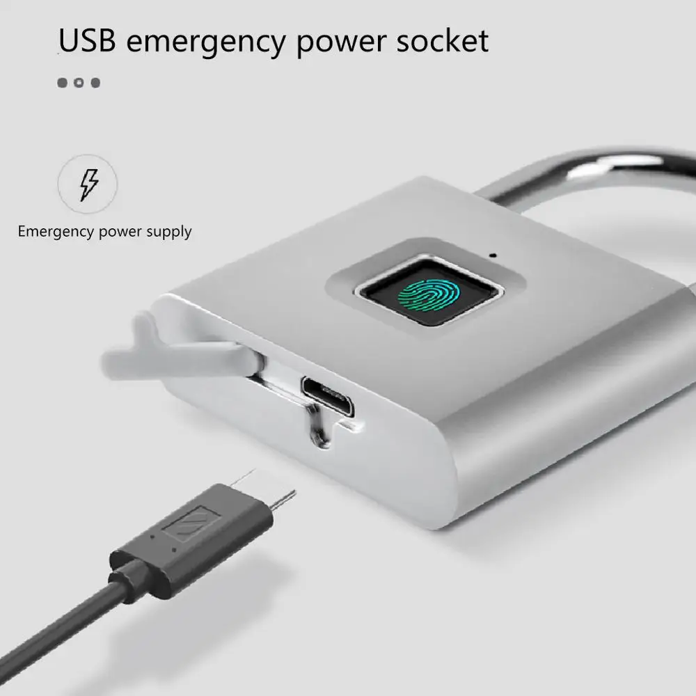 Дверной смарт-замок из цинкового сплава с защитой от отпечатков пальцев |