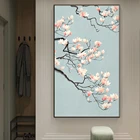 Фон для фотографий с изображением китайского цветочного холста
