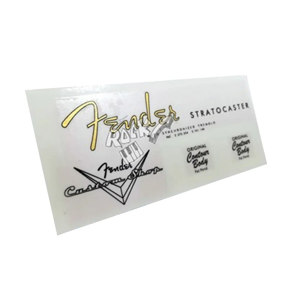 

Ohello Waterslide 0.1 mm thick Custom Decal Sticker Guitar Peghead Logo Standard Size