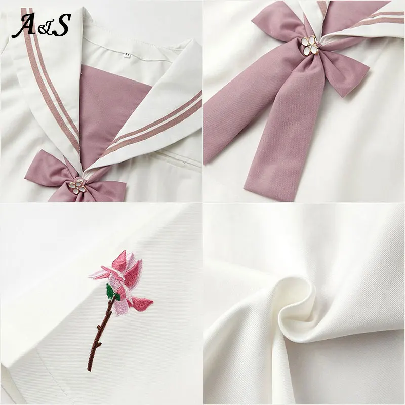 Японская розовая Униформа JK Anbenser униформа матроска для учеников средней школы