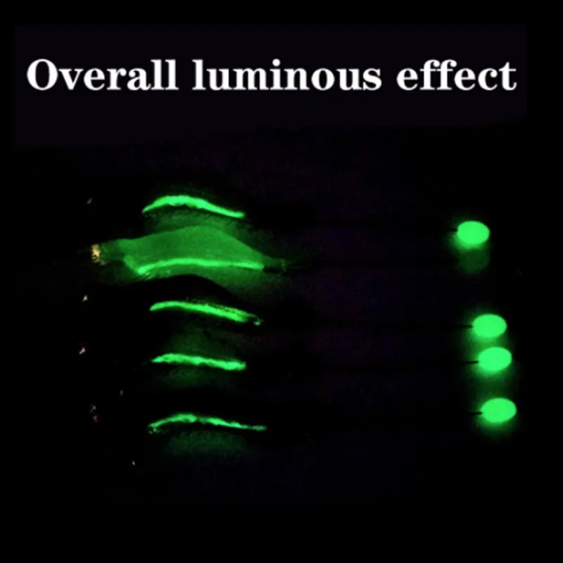 6 шт./лот светящаяся поддельная креветка Мягкая силиконовая искусственная