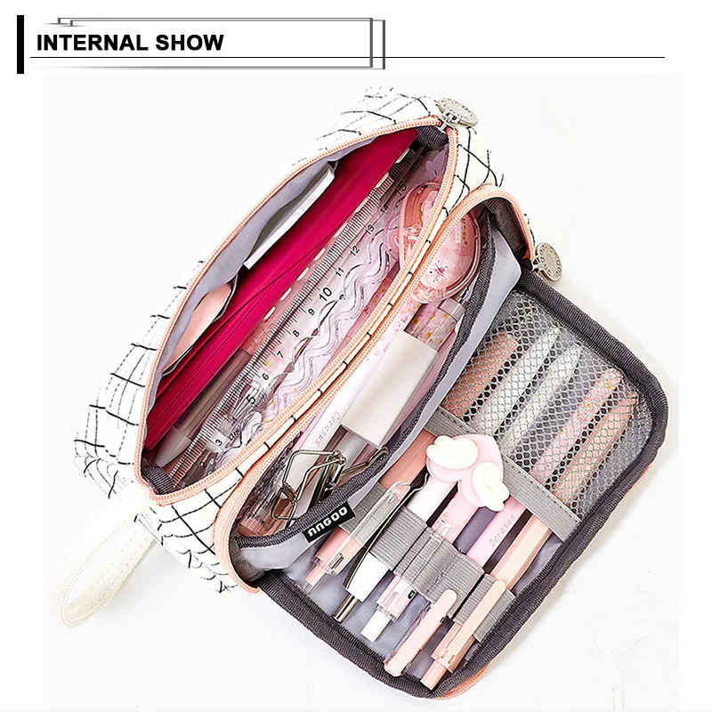 Милый пенал большой емкости Kawaii Канцелярские Принадлежности для школьников