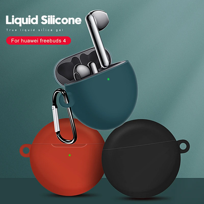Freebuds 4 силиконовый чехол беспроводной Bluetooth противоударной защитой для наушников