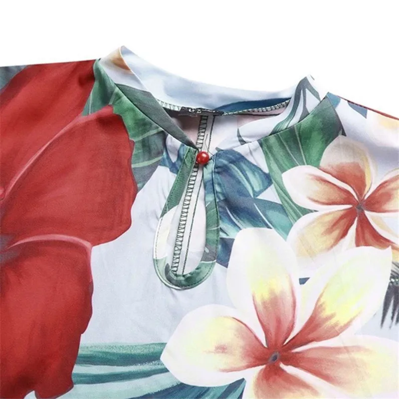 

2021 spring fashion Ladies Printed Long Sleeve Dress Loose Hollow Flower Long Dress Robe OL elegant party dress plus size S-5XL