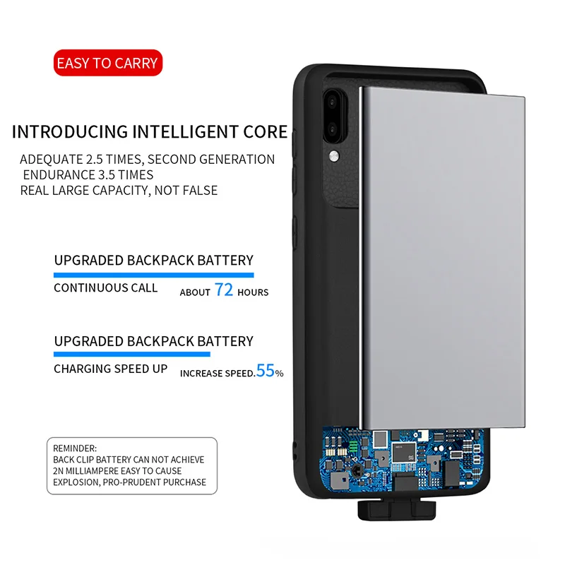 Чехол для зарядного устройства Samsung Galaxy A20 A30 5000 мАч магнитное внешнее резервное