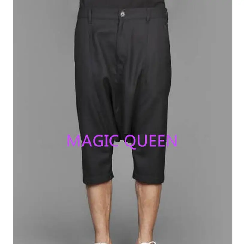 

United Europe The States Spring And Summer New Low Crotch Fashion Casual Harem Pants Large Size Black Men's Trousers /27-42