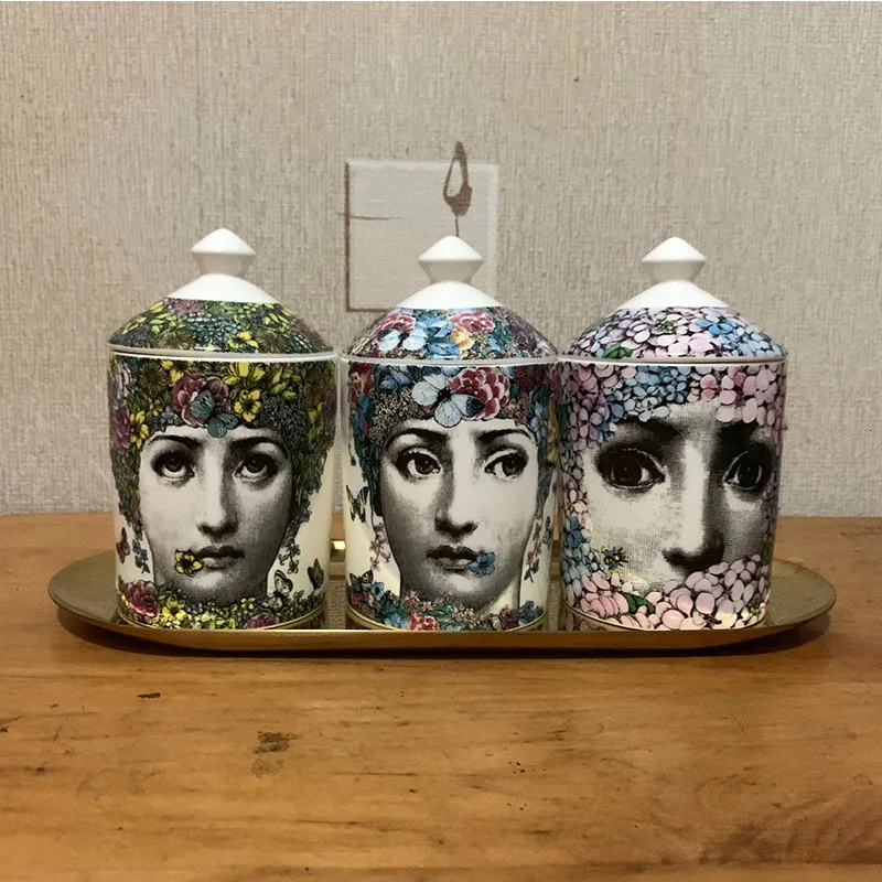 

Candle decoration cabinet, ballpoint pen container, Lina Cavalieri storage cabinet, home decoration ceramic storage cabinet,