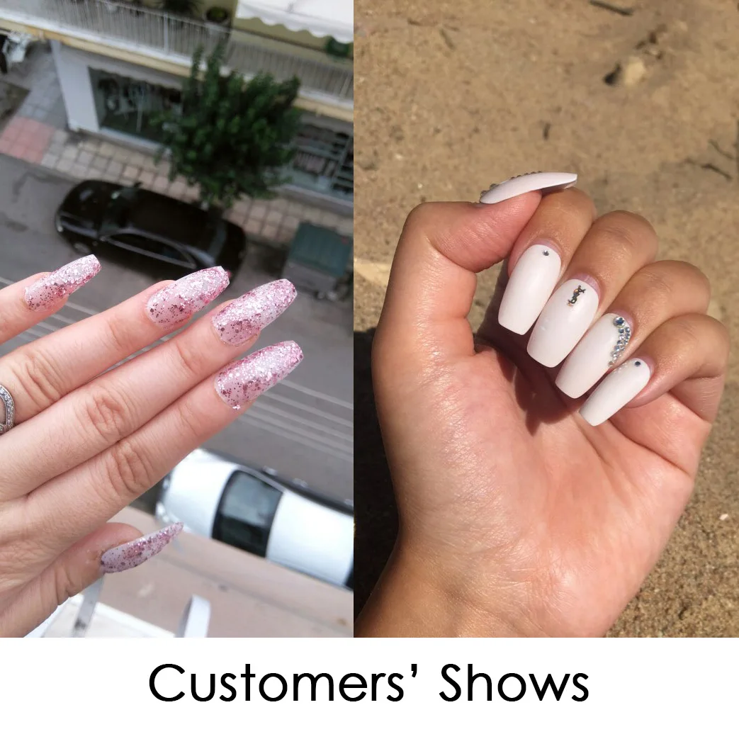 600 шт/упаковка полное покрытие балерины накладные ногти искусство советы