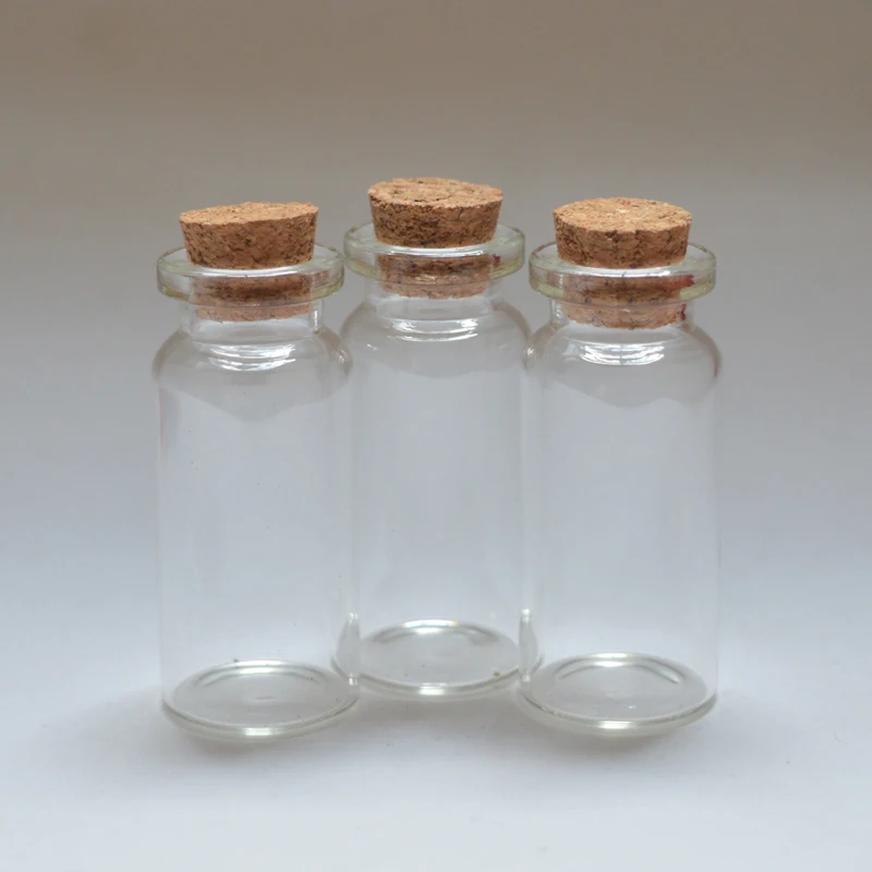 

20pcs Small Glass Bottle Clear Transparent Bottles Cork Stopper Glass Bottles Vials Charms Pendants Crafts DIY Home Decoration