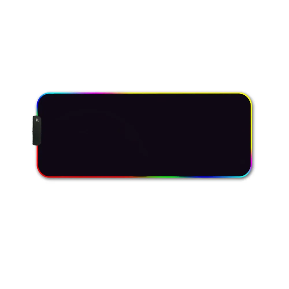 Игровой коврик для мыши RGB большой коврик для мыши 80*30 см большой коврик для Мыши Компьютерный коврик для мыши светодиодная подсветка поверхность Mause коврик для клавиатуры Настольный коврик