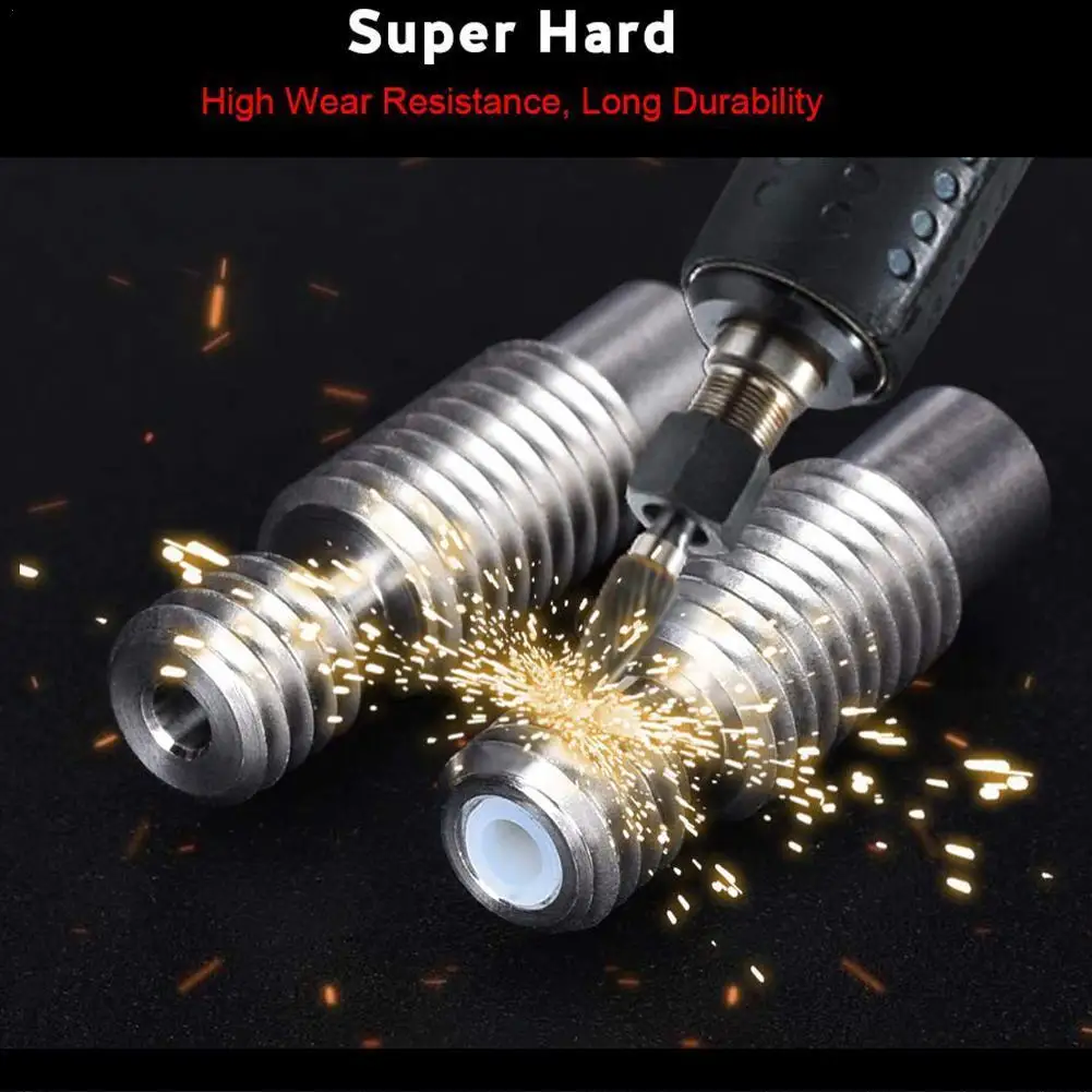 

High Quality Titanium Alloy Steel Heat Break All Metal 1.75MM Filament For V6 Hotend Vocano 3D Printer Parts