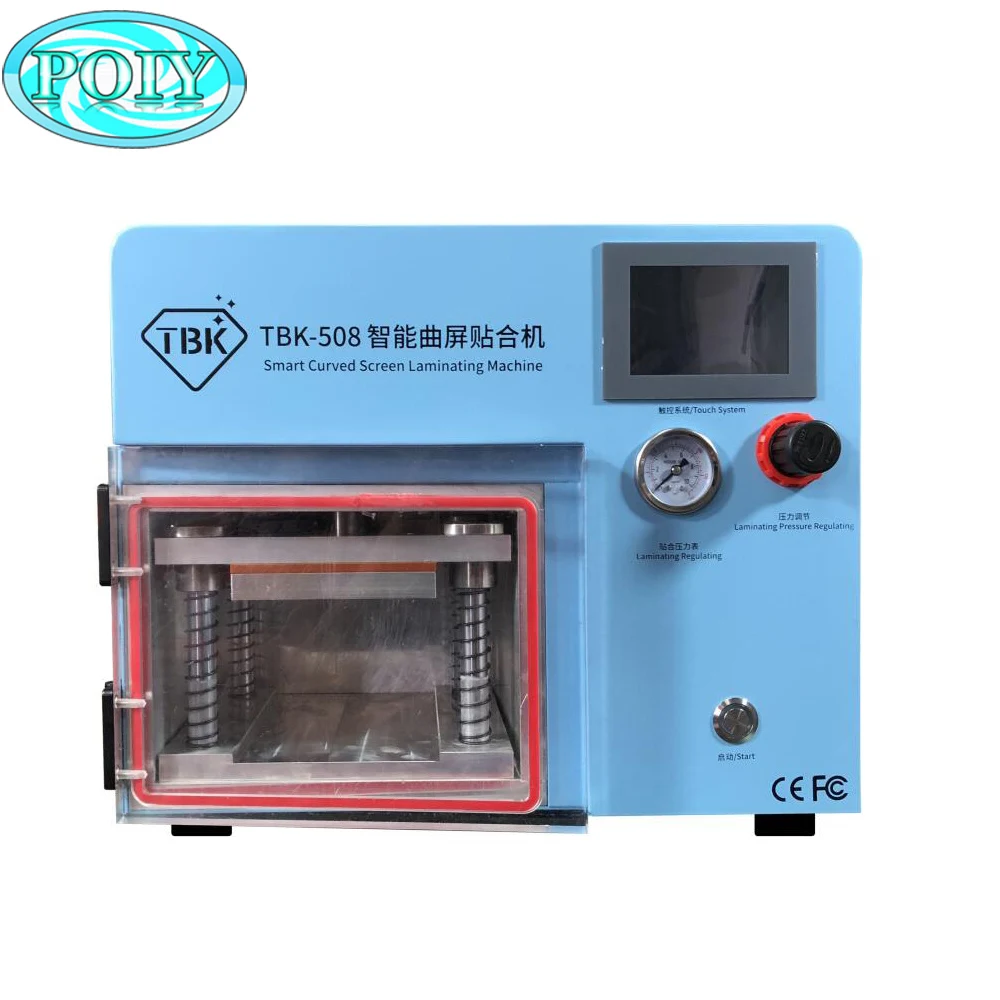 TBK 508 изогнутые Экран ламинирования и Debubble машина ЖК дисплей край машины для