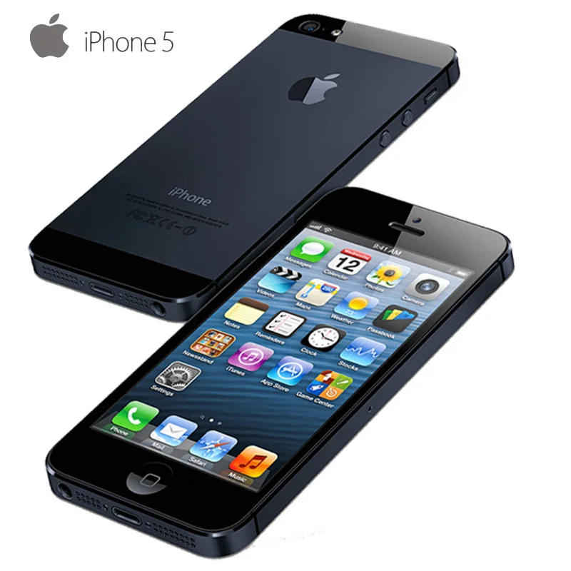 Apple iphone 5 мобильный телефон 16 Гб/32 ГБ/64 Гб ПЗУ IOS 4,0 дюймов 8MP wifi gps заводской разблокированный смартфон