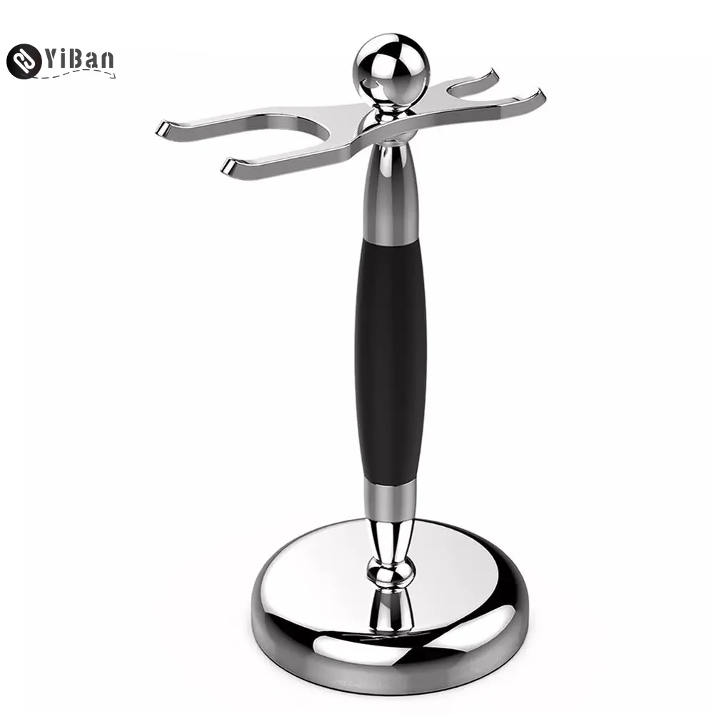 

Safety Razor Stand holder Pure Badger Brush Stand Chroming Steel Handle Stand Shaving Holder High Quality