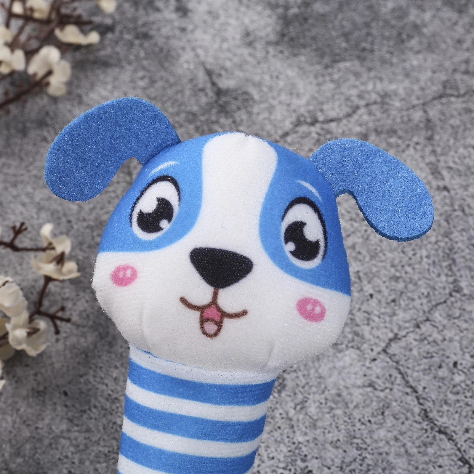 Soft Plush Baby Toy Animal Hand Bells Baby Teethe Rattle Toys Newborn Baby Toy Animal Style Hand Bell Rattle