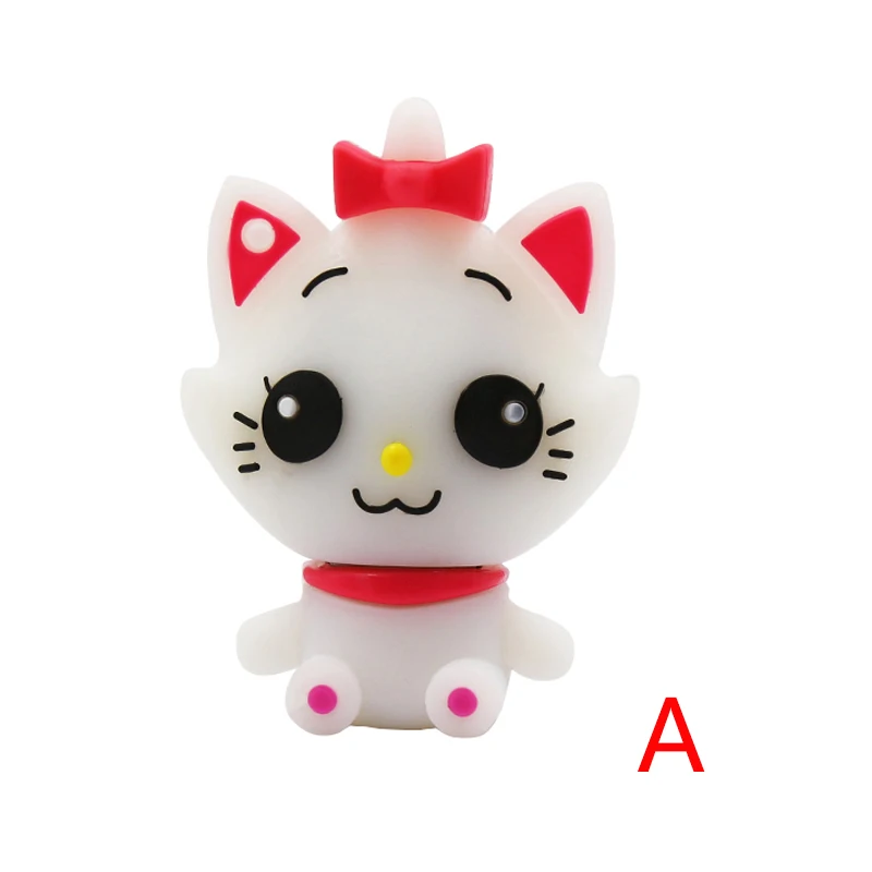 Красивый флеш-накопитель с изображением единорога, кота, пчелы, совы и ручки с памятью на 4/8/16/32/64/128 ГБ, подарок для детей.