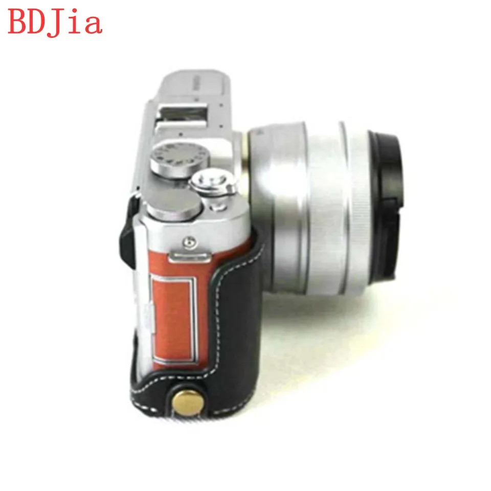 Натуральная Воловья кожа корпуса для половины камеры база Fujifilm XA7 XA20 XA5 XA10 XA3 с