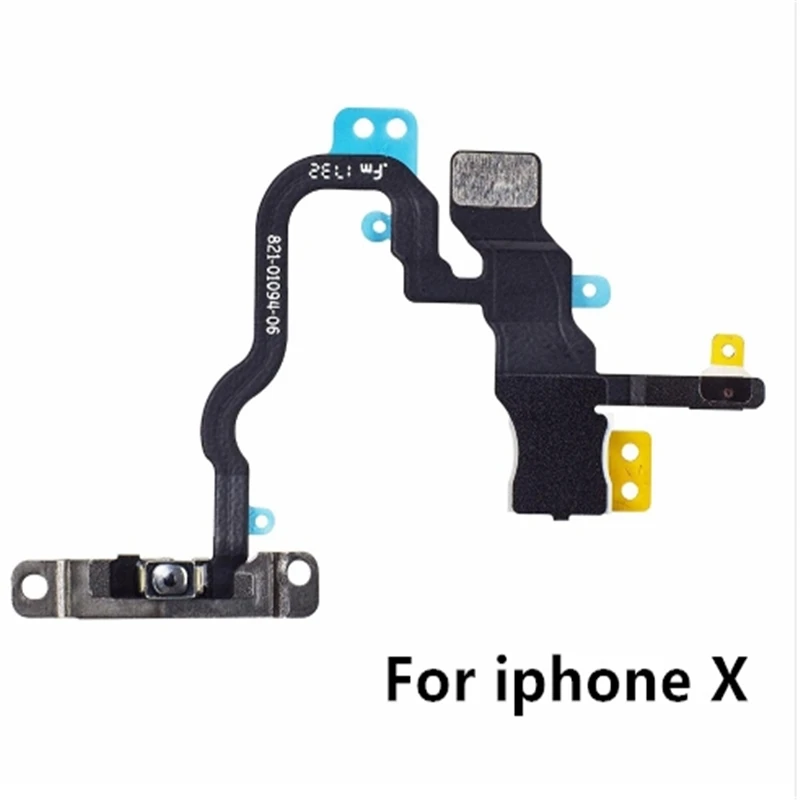 Высокое качество Кнопка питания на выкл гибкий с кабелем для iPhone X Переключатель