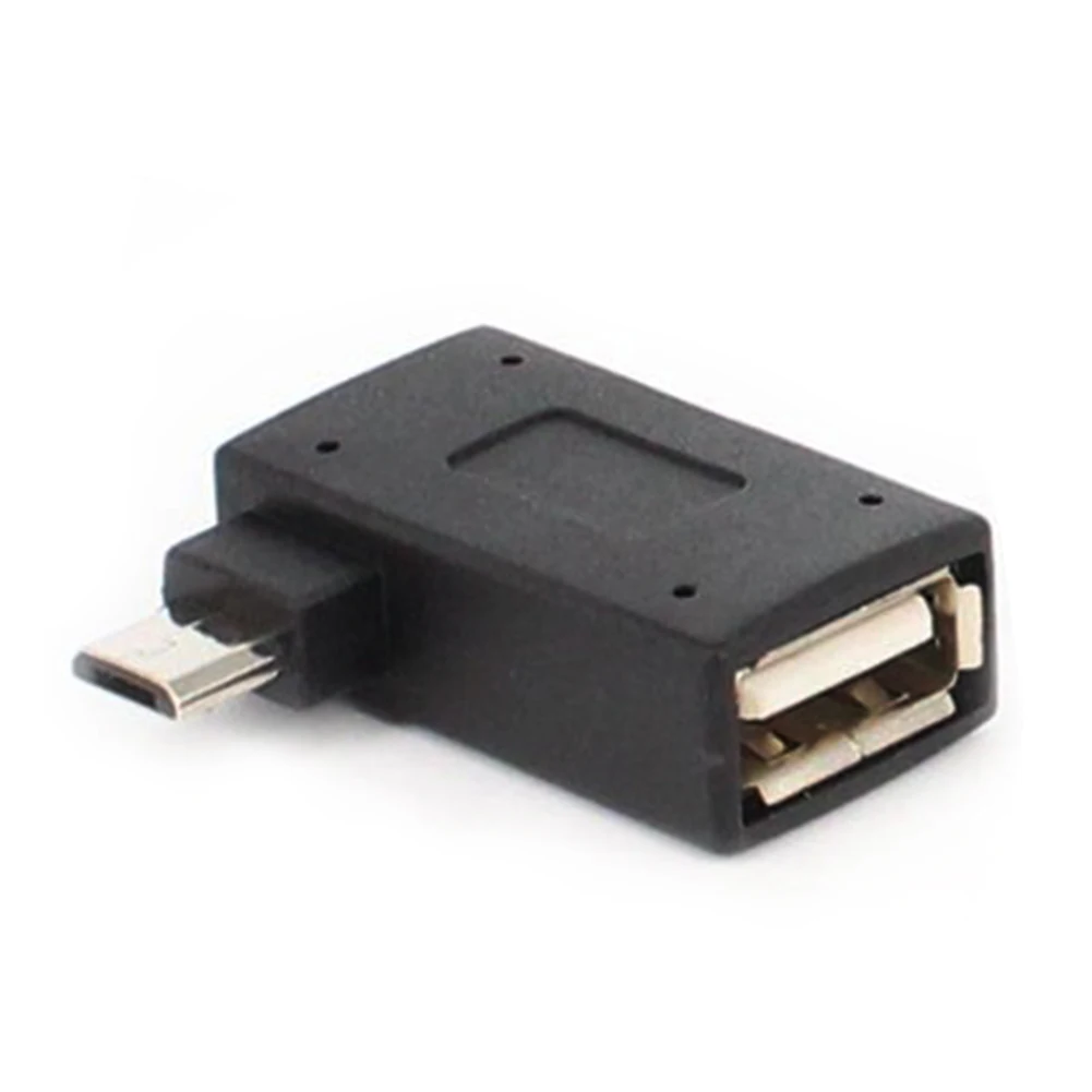 Конвертер USB 2 0 OTG адаптер Универсальный микро хост 90 градусов левый/правый угол