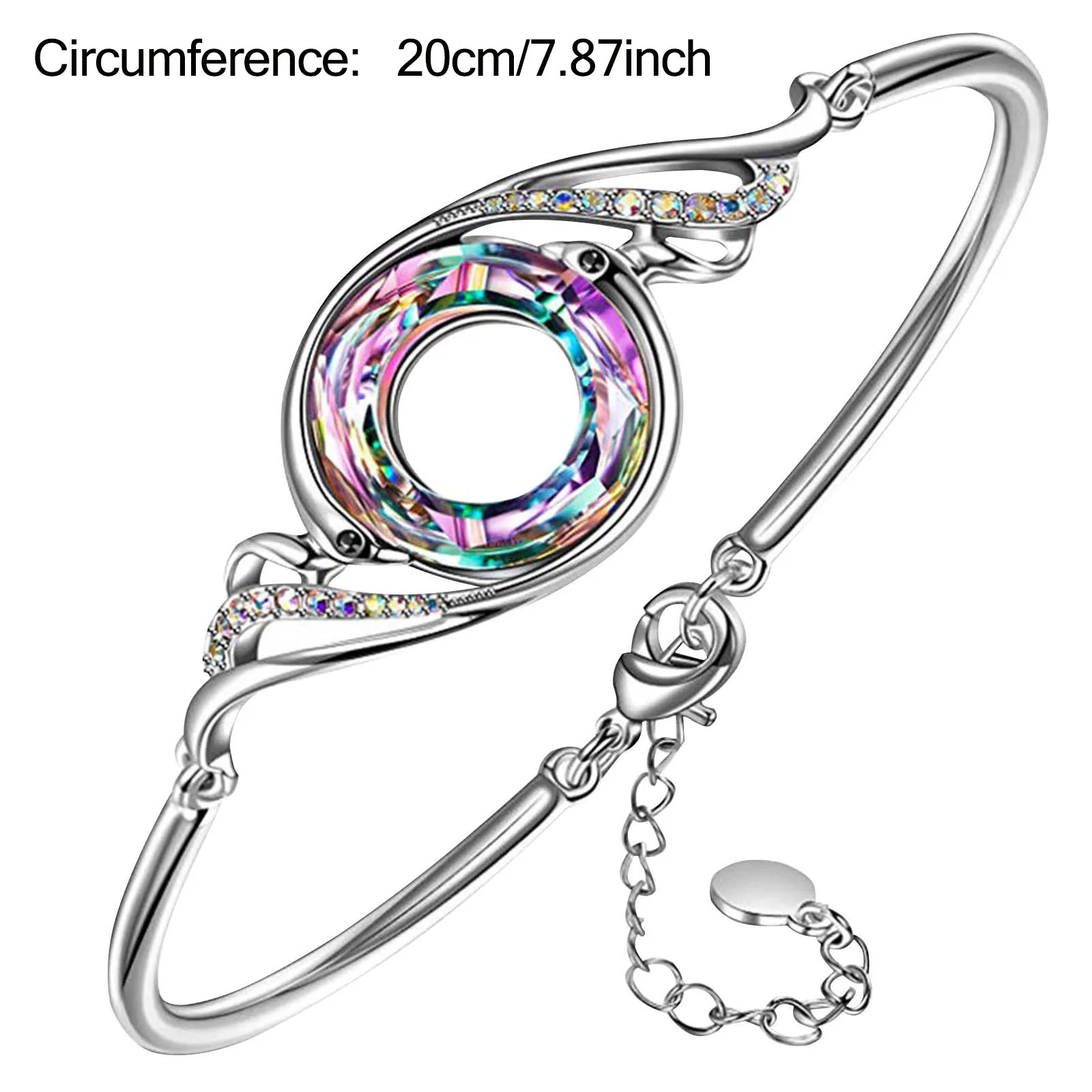 Новый Красочный браслет с кристаллами Феникс необычный градиентом ювелирные