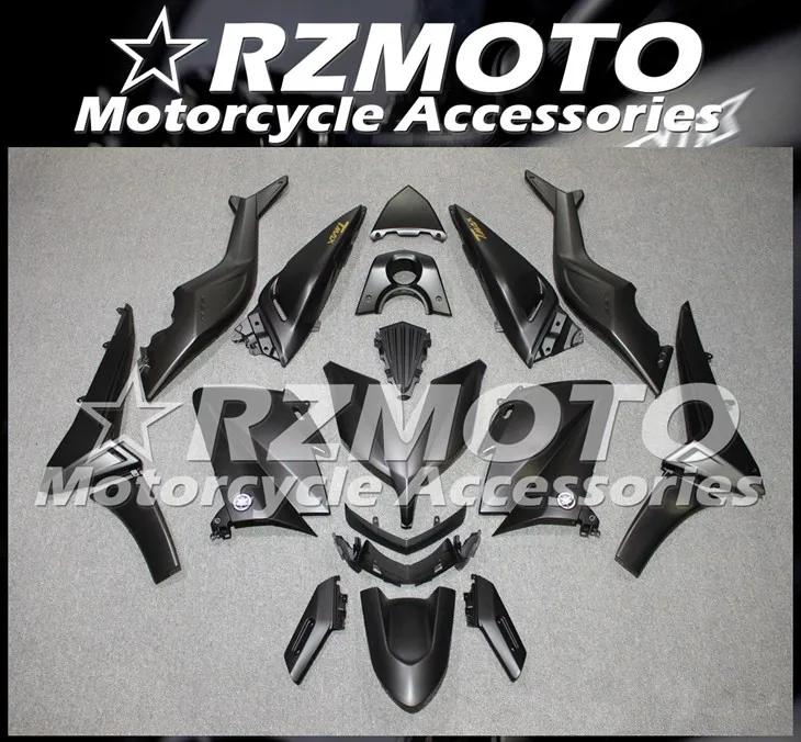 

Injection Mold New ABS Motorcycle Whole Fairings kit Fit for YAMAHA Tmax 530 2015 2016 15 16 Tmax530 Bodywork set black matte