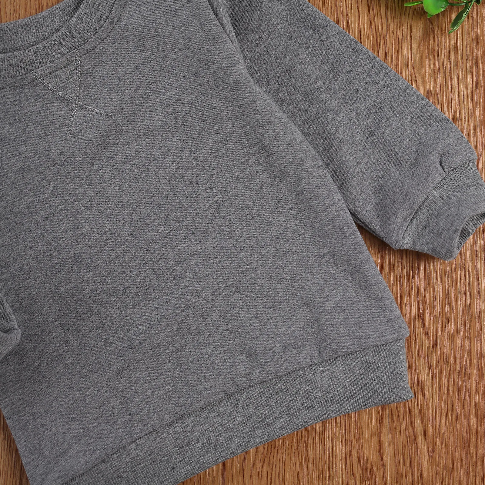 Kids Casual Hoodie For Boys and Girls Letters Printed Pattern Long Sleeve Round Collar Pullover Tops 1-4T