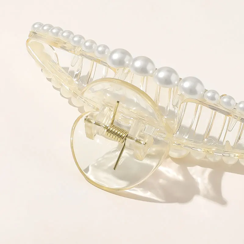 Заколка для волос с искусственным жемчугом в форме сердца| |