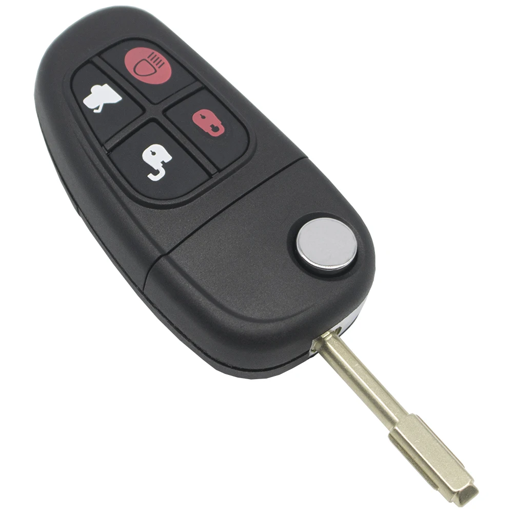 Складной автомобильный флип чип WhatsKey 4 bottons 315/433 МГц 4D60 для Jaguar X Type S XJ XJR Uncut FO21