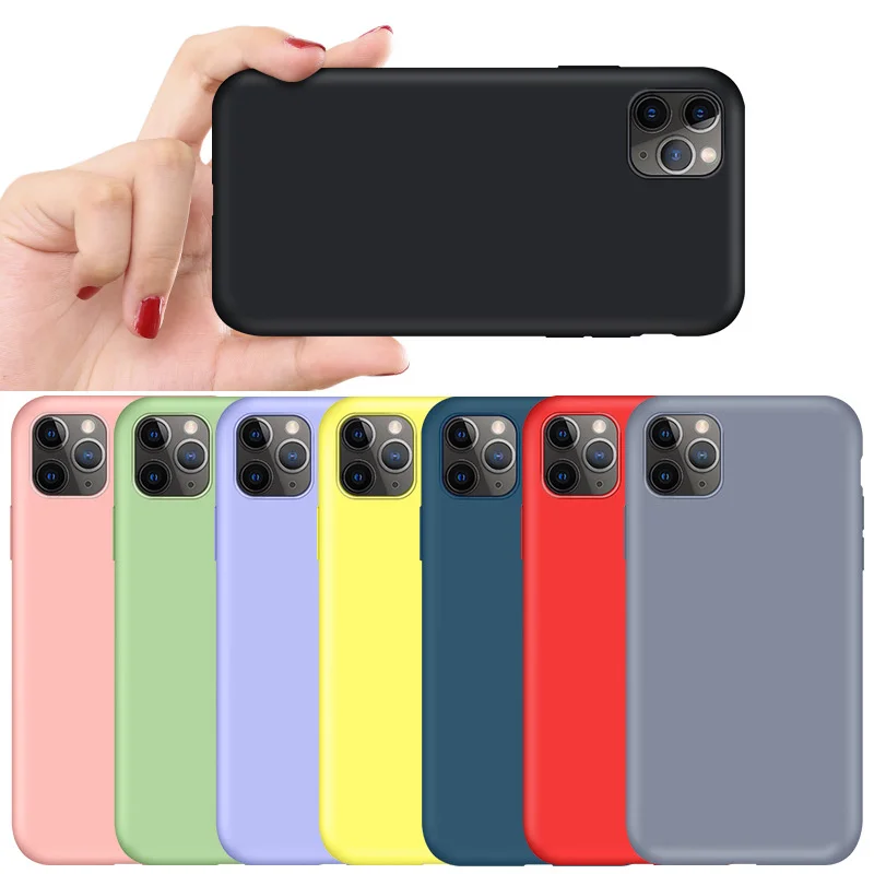 

Suitable For iPhone 13 12 11 X promax mobile phone case liquid silicone super fiber flannelette full protective cover